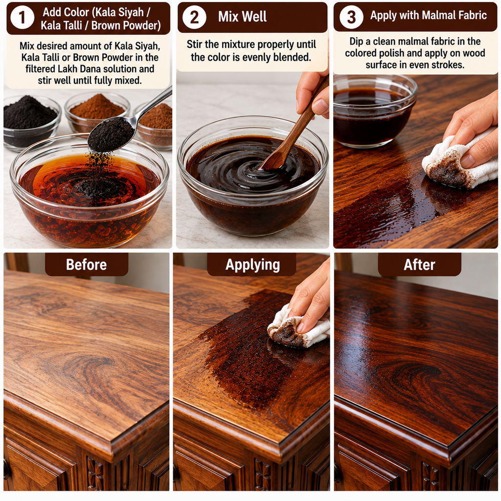 Lakh Dana for Wood & Furniture Polish | Pure Lakh Dana | QSAK360