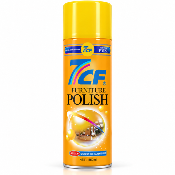 7CF Furniture Polish Spray 550ml | Clean & Shine for Wood Furniture & Cabinets | QSAK360