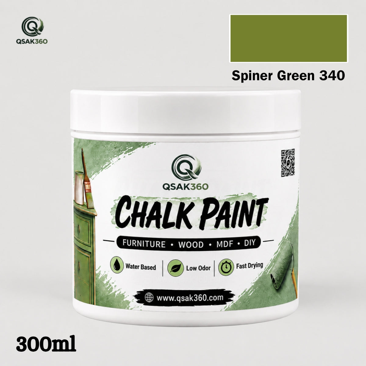 Chalk Paint for Furniture & Wood – Matte Finish | QSAK360