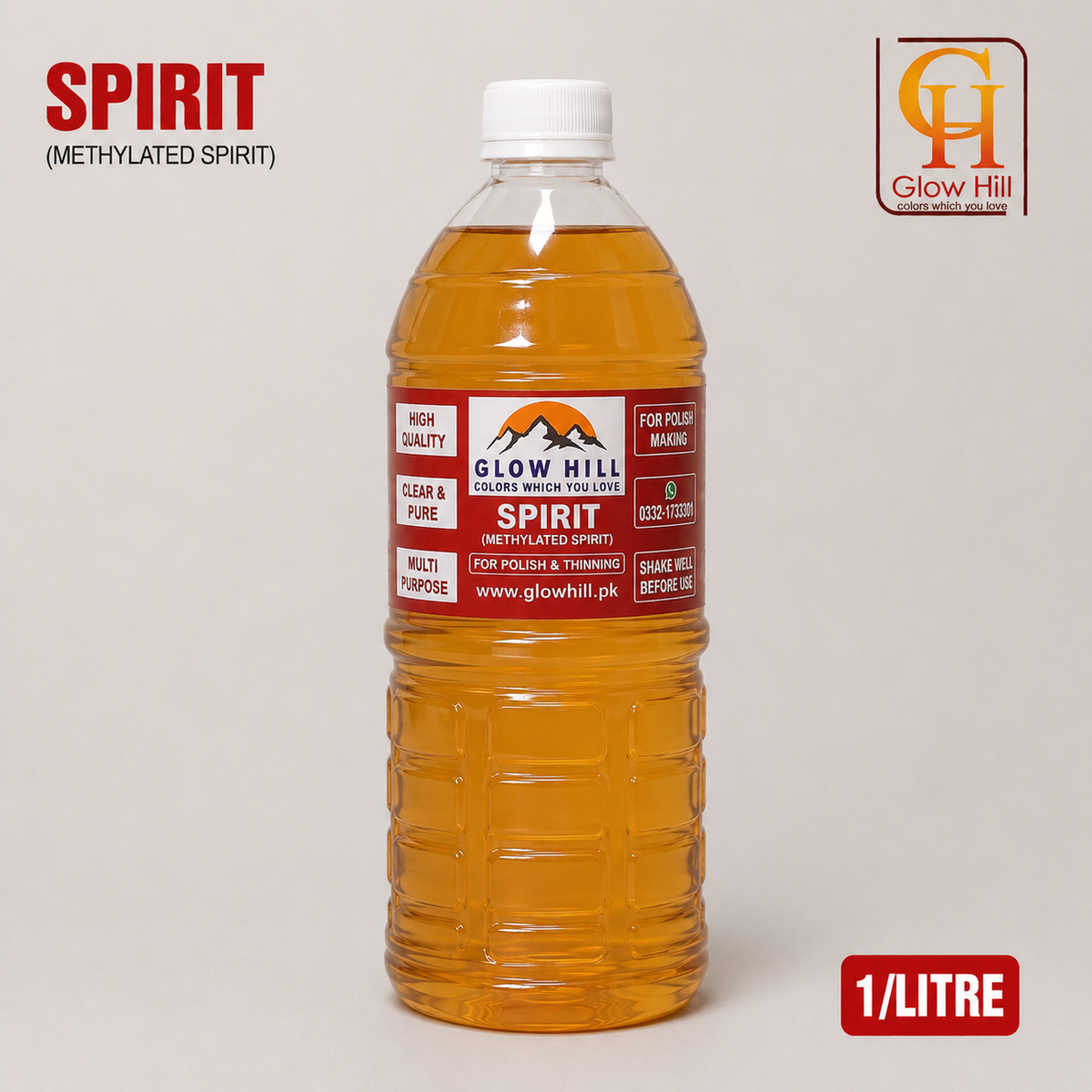 Methylated Spirit | Spirit for Polish Making, Thinning & Surface Cleaning